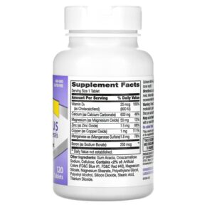 21st Century 600+D3 Plus Minerals 120 Tablets 740985274989
