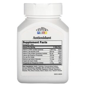 21st Century Antioxidant 75 Tablets 740985226674