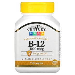 21st Century B-12 Prolonged Release 1.000 mcg 110 viên 740985211045