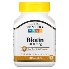 21st Century Biotin 5.000 mcg 110 viên 740985271162