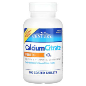 21st Century Calcium Citrate Petites + D3 200 viên 740985277096