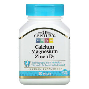21st Century Calcium Magnesium Zinc + D3 90 viên 740985222638