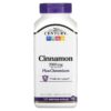 21st Century Cinnamon Plus Chromium 500 mg 120 Vegetarian Capsules 4 21st Century Cinnamon Plus Chromium 500 mg 120 viên 740985273838