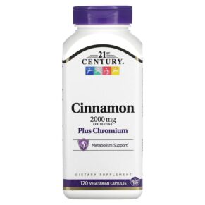 21st Century Cinnamon Plus Chromium 500 mg 120 viên 740985273838