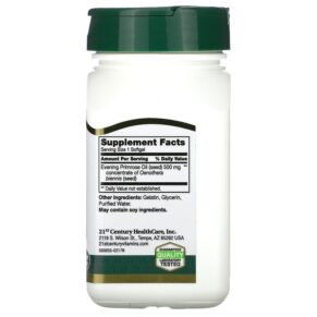 21st Century Evening Primrose Oil Women's Health Support 60 Softgels 740985218280