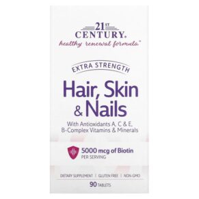 21st Century Extra Strength Hair Skin & Nails 90 viên 740985278475