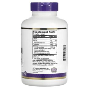 21st Century Fish Oil 1.200 mg 140 Softgels 740985273487