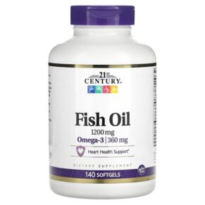 21st Century Fish Oil 1.200 mg 140 viên 740985273487