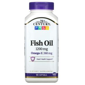 21st Century Fish Oil 1.200 mg 90 viên 740985270264