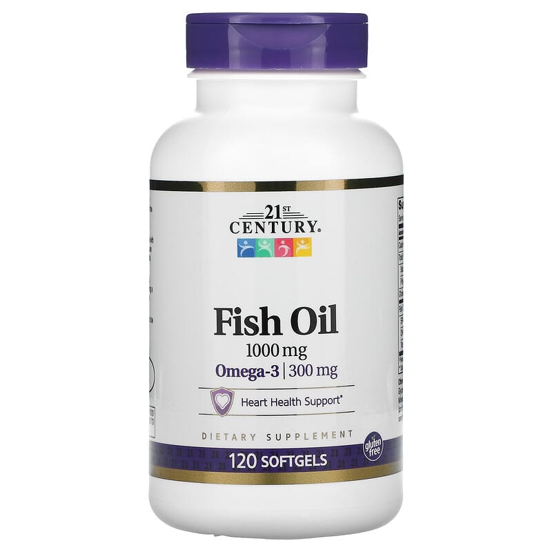 21st Century Fish Oil 1.000 mg 120 Softgels 1 21st Century Fish Oil 1.000 mg 120 viên 740985228722