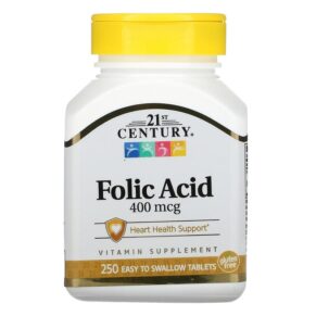 21st Century Folic Acid 400 mcg 250 viên 740985213773