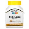 21st Century Folic Acid 800 mcg 180 viên 740985225639