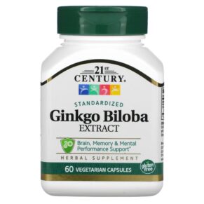 21st Century Ginkgo Biloba Extract Standardized 60 viên 740985212493