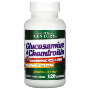 21st Century Glucosamine & Chondroitin Plus Hyaluronic Acid + MSM 120 viên 740985273876