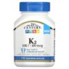 21st Century K2 MK-7 100 mcg 110 viên 740985280676