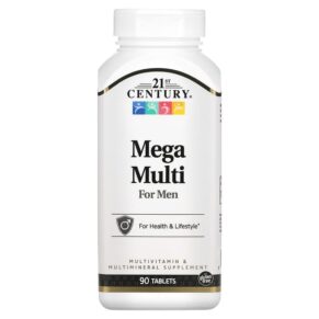 21st Century Mega Multi cho Nam Multivitamin & Multimineral 90 viên 740985226582