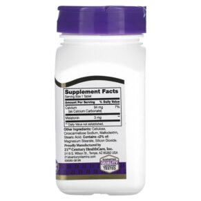 21st Century Melatonin 3 mg 200 Tablets 740985227213
