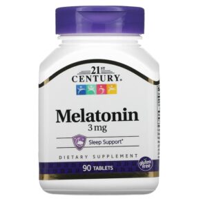 21st Century Melatonin 3 mg 90 viên 740985212400
