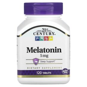 21st Century Melatonin 5 mg 120 viên 740985270875
