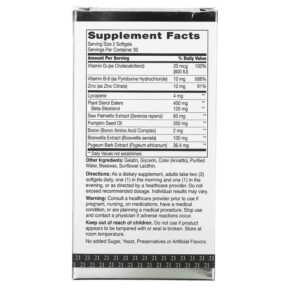 21st Century Prostate Health with Beta-Sitosterol 125 mg 60 Softgels 740985280119