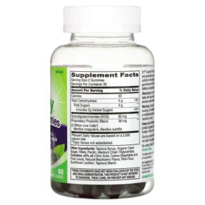 21st Century Vita Joy Gummies Pre & Probiotic Blackberry 60 Gummies 740985280355