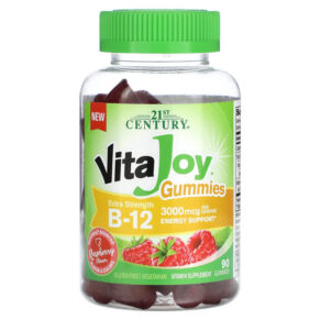 21st Century VitaJoy B-12 Extra Strength Raspberry 1500 mcg 90 viên 740985280867