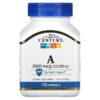 21st Century Vitamin A 3.000 mcg (10.000 IU) 110 viên 740985214640