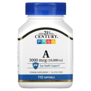 21st Century Vitamin A 3.000 mcg (10.000 IU) 110 viên 740985214640