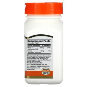 21st Century Vitamin C 250 mg 110 Tablets 740985222942