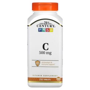 21st Century Vitamin C 500 mg 250 viên 740985223383