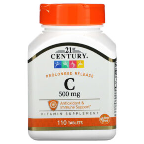 21st Century Vitamin C Prolonged Release 500 mg 110 viên 740985211908