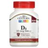 21st Century Vitamin D3 125 mcg 110 viên 740985280591