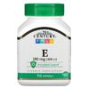 21st Century Vitamin E 180 mg (400 IU) 110 viên 740985212455