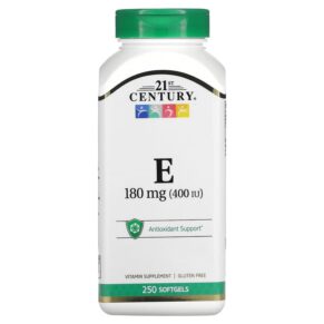 21st Century Vitamin E 180 mg (400 IU) 250 viên 740985227305