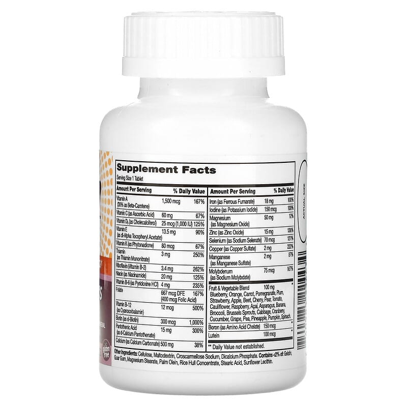 21st Century Wellify! Women's Energy Multivitamin Multimineral 65 Tablets 8 Thành phần vi chất 21st Century Wellify! Women's Energy Multivitamin Multimineral 65 viên 740985224434