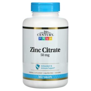 21st Century Zinc Citrate 50 mg 360 viên 740985280324