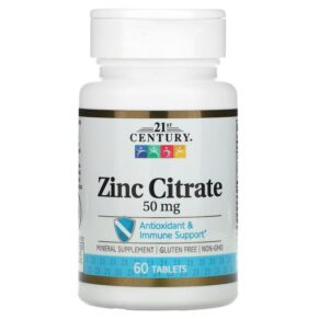 21st Century Zinc Citrate 50 mg 60 viên 740985280263