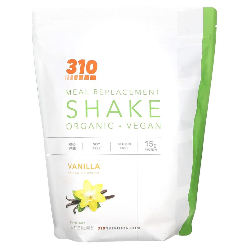 310 Nutrition Meal Replacement Shake Vanilla 28.6 oz (812 g) 1 310 Nutrition Meal Replacement Shake Vanilla 28.6 oz (812 g) 810018830458