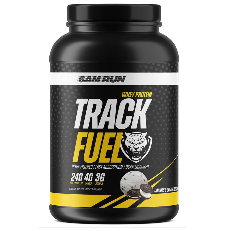 6AM Run Track Fuel Whey Protein Cookies & Cream 2 lb (907 g) 1 6AM Run Track Fuel Whey Protein Cookies & Cream 2 lb (907 g) 745558343673
