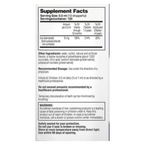 A.C. Grace Company Iron Up Liquid Iron Supplement Grape 2 fl oz (60 ml) 855212044102