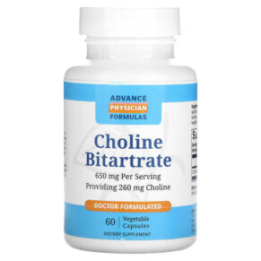 Advance Physician Formulas Inc. Choline Bitartrate 650 mg 60 viên 896996000083