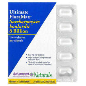 Advanced Naturals Ultimate FloraMax Saccharomyces Boulardii 8 Billion 30 viên 631257164049