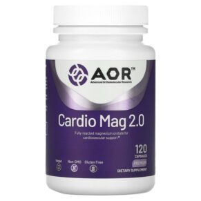 Advanced Orthomolecular Research AOR Cardio Mag 2.0 120 viên 624917080896