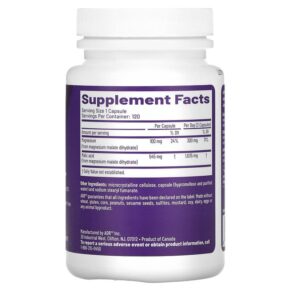 Advanced Orthomolecular Research AOR Mag Malate Renew 120 Vegetarian Capsules 624917082111