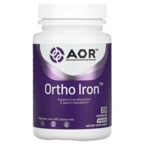 Advanced Orthomolecular Research AOR Ortho Iron 60 viên 624917083187