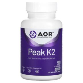 Advanced Orthomolecular Research AOR Peak K2 90 viên 624917080070