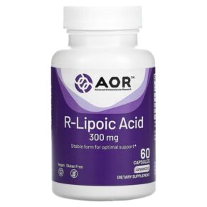 Advanced Orthomolecular Research AOR R-Lipoic Acid 300 mg 60 viên 624917082890