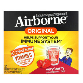AirBorne Immune Support Supplement Very Berry 3 Tubes 10 Effervescent viên 647865963790
