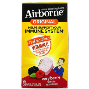 AirBorne Original Immune Support Supplement Very Berry 96 viên 647865963400