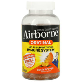 AirBorne Original Immune Support Supplement Zesty Orange 63 viên 647865963394
